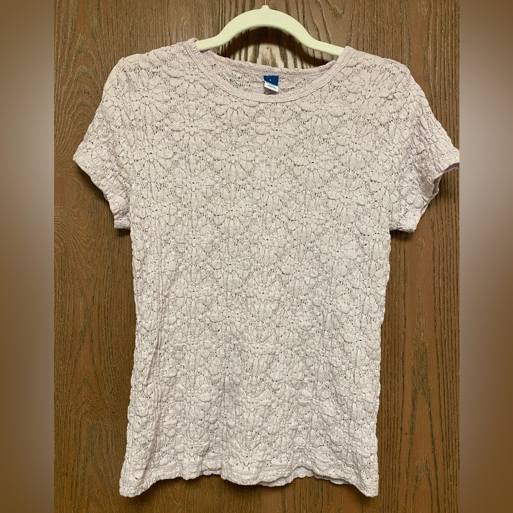 Old Navy Lace Crew-Neck Top